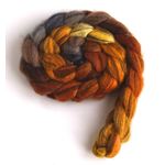Fire Pit on Mixed BFL Wool Roving