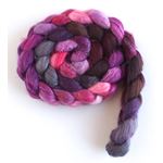 Orchid Waxing Crescent on Merino/ Silk