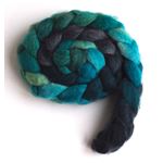 Shadows and Conifers on BFL Wool Roving