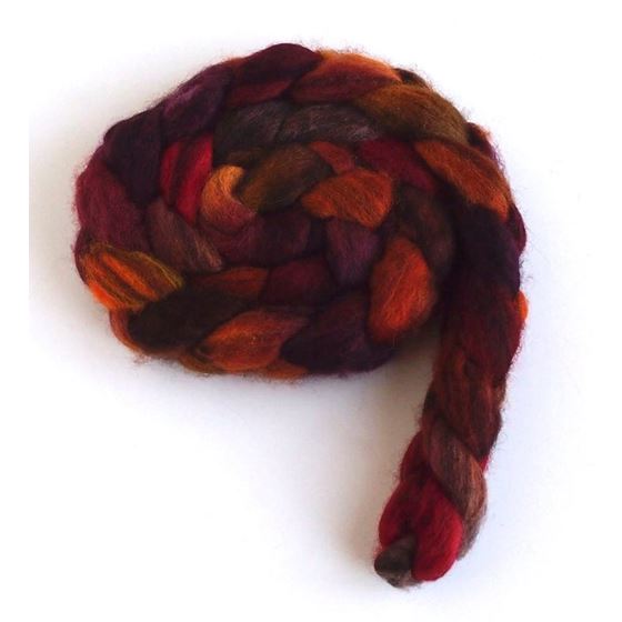 Maple Leaf Rag on Mixed BFL Wool