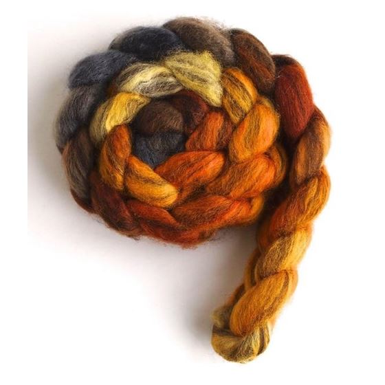 Fire Pit - Mixed BFL Wool Roving